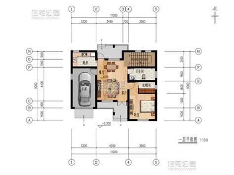 別墅設計平面圖|經典獨棟別墅設計圖，9米x11.9米（含平面圖和效果。